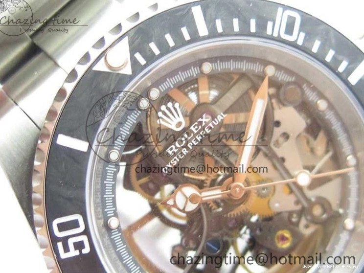 AAA Replica Watches WWF Edition Bezel Skeleton Best Durable Submariner SS 2925 116660 Andrea Carbon on SA Pirlo 0103